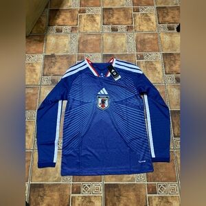 Adidas Japan 2026 World Cup Long Sleeve Jersey Size M